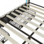Storage Bed With 4 Drawers, USB Ports & LED Lights, Linen Upholstered Wingback Bed Frame, Grey & Beige-2147032497-2144577762