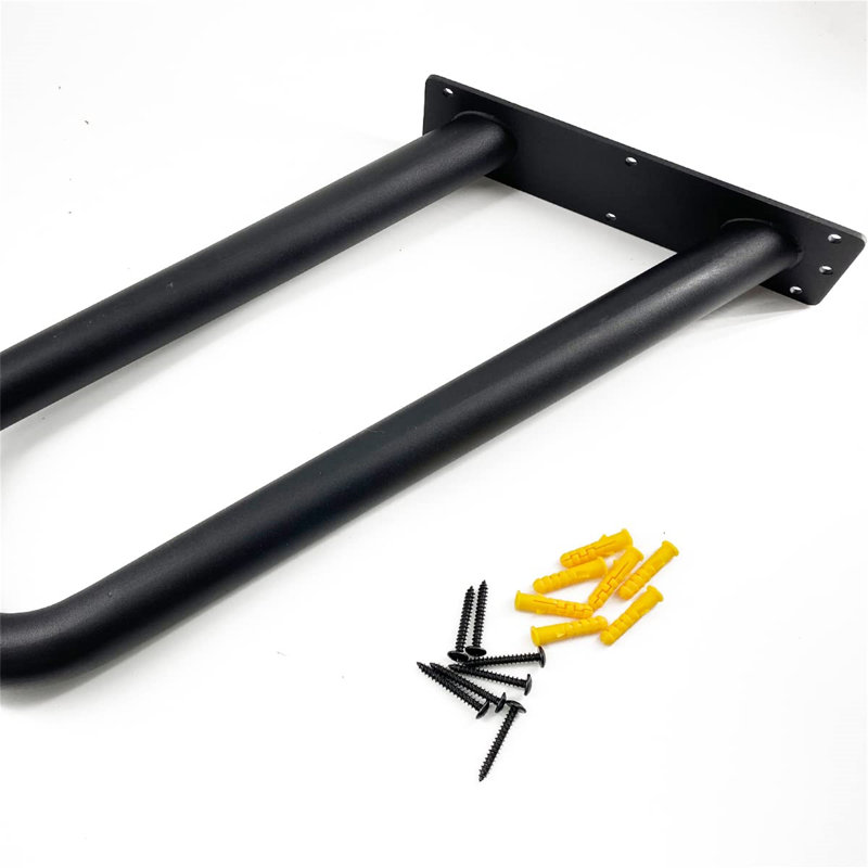 2 Pack Handrails For Outdoor Steps Wall Mounted Step Handrails Heavy-Duty U-Shape Indoor Outdoor Hand Railings For 1-3 Step Stair Handrails