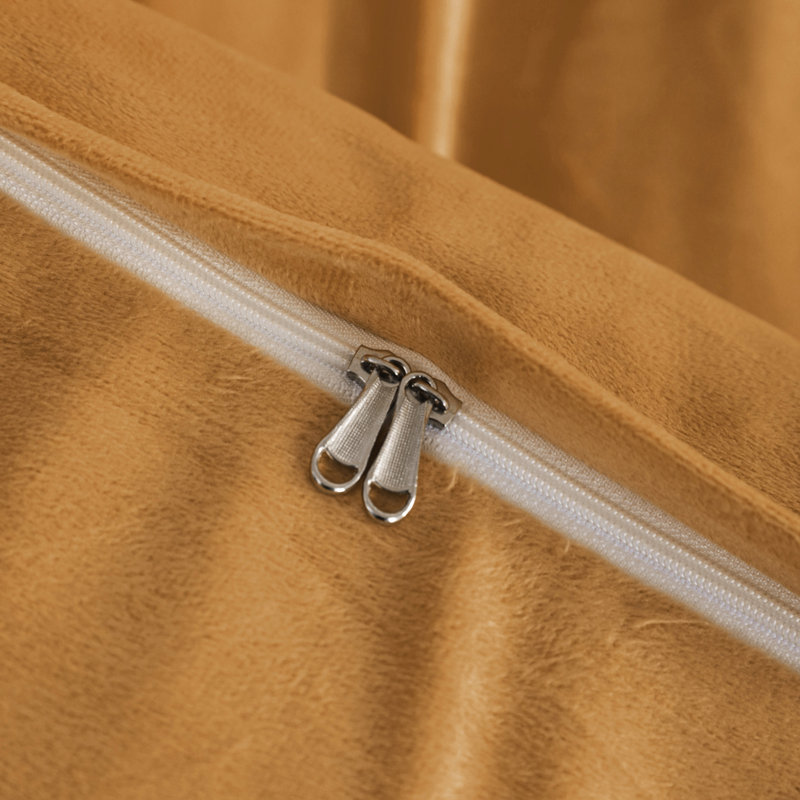 Polyester Duvet Cover, Camel, King Duvet Cover + 2 King Shams