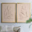 «Sketched Pose I», ensemble de 2 reproductions d'art sur toile encadrées-1451934514-1451934525