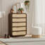 Commode Windsor en bois massif et canne naturelle Windsor-120494472