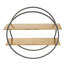 Simona 2 Piece Circle Metal Tiered Shelf