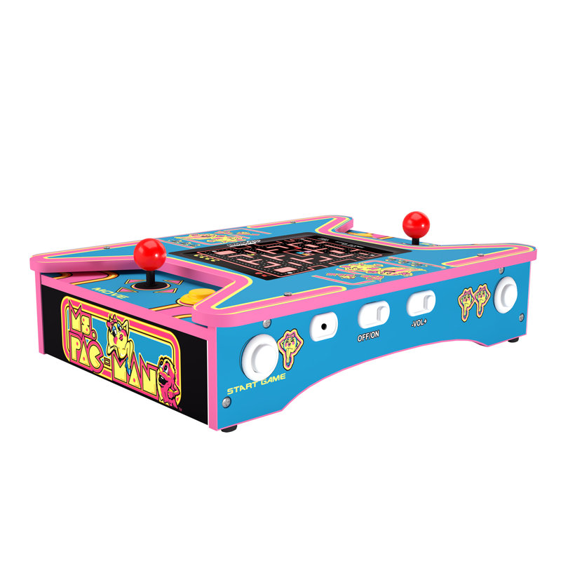 Arcade 1up - Mlle Pac-Man Tête à Tête Contre-Cade 2 Joueur