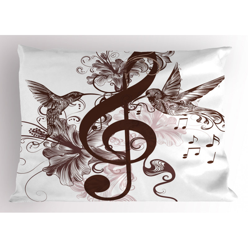 Taie décorative de musique arrow arrows, Simple