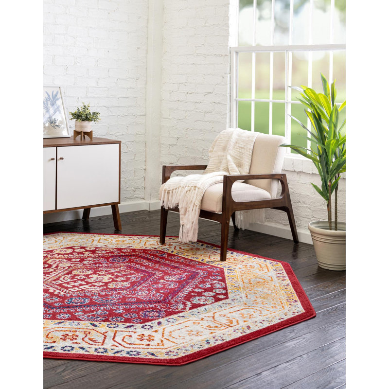 Milojica Oriental Indoor Rug, Octagon 7'