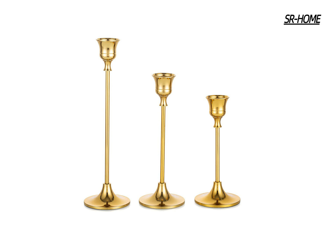Candle Stick Candle Holder Set of 3 Metal Candlestick Holders Candle Stand Taper Candle Holders for Table Centerpiece Fireplace Mantle Decor, Ideal