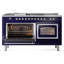 ILVE Nostalgie II Noblesse 60 po à 2 brûleurs, plaque chauffante, plaque de cuisson française-939345240-939345233