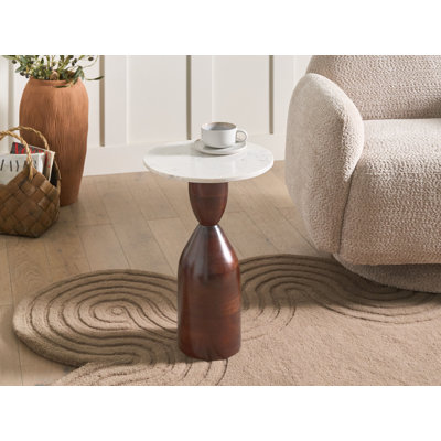 Pedestal End Table