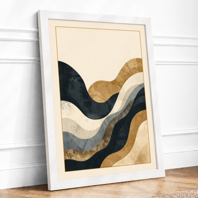 Earthen Waves Abstract - Print