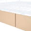 Lit superposé double en métal blanc avec très grand lit double avec 2 tiroirs - Design contemporain pour les adolescents-63906751