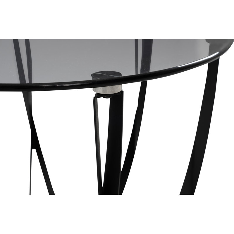 Ayeleen Glass Top Frame End Table