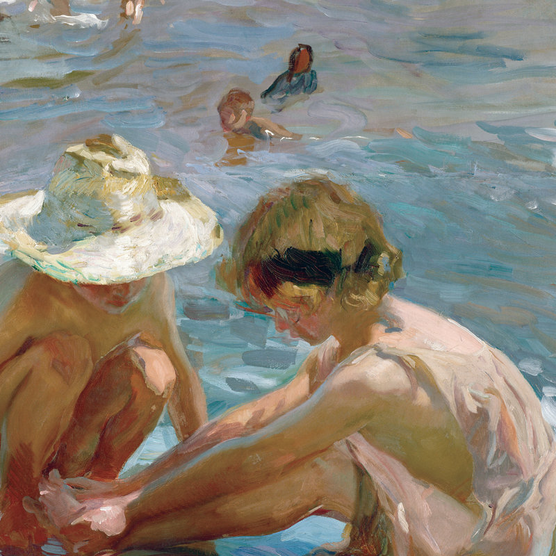 Le pied blessé, 1909, reproduction d'art sur toile, H 40,75 po x l 36,75 po
