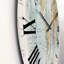 Ancienne carte du monde II - horloge murale rustique-60327878