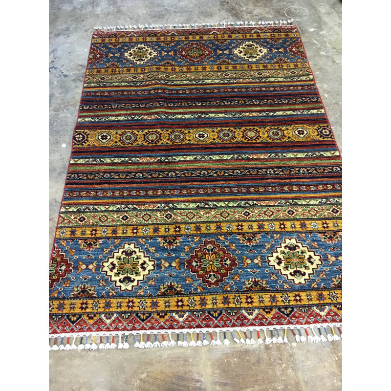 Khorjin géométrique multicolore 4 pi 2 po x 5 pi 8 po
