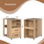 60cm W Manufactured Wood Bedside Table-105031824