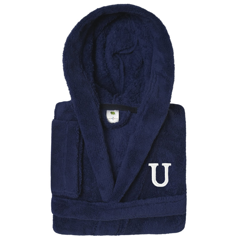 Peignoir à capuche double 100% polyester personnalisé, L, U