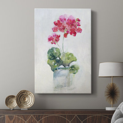 Soft Geranium II -Gallery Wrapped Cavas