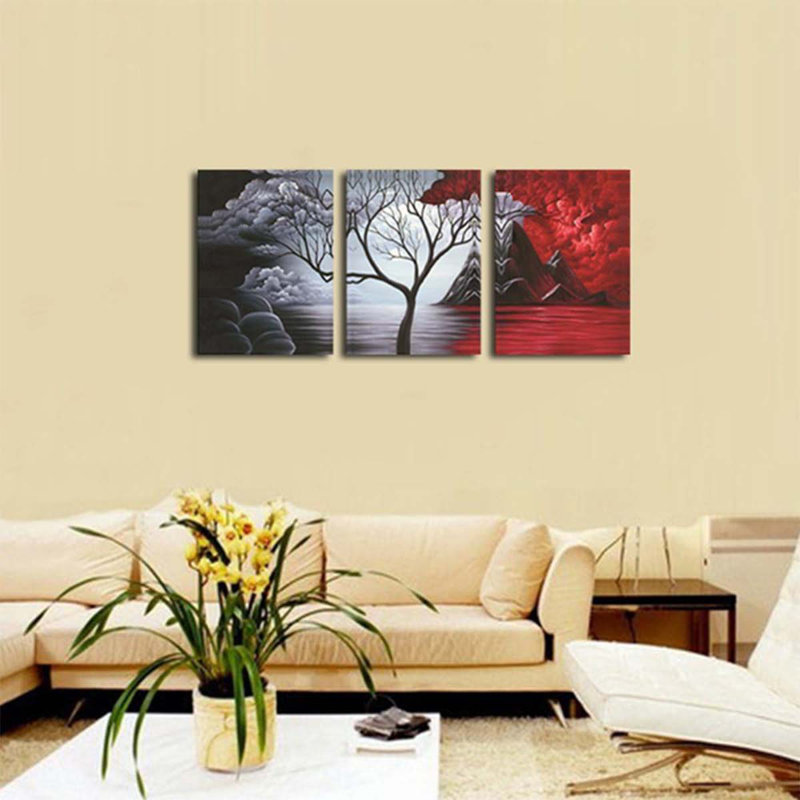 3 Piece Wrapped Canvas Print, 30 cm H x 40 cm W