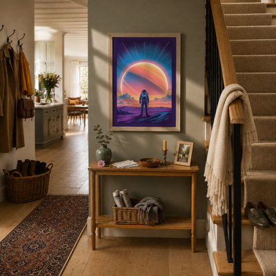 Solitary Explorer Modern - Framed Print