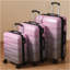 Ensemble de valises 3 pièces - Valises rigides avec roulettes et verrou TSA, léger et durable PC + ABS, conception extensible brillante et vibrante pour le voyage (20 po / 24 po / 28 po)