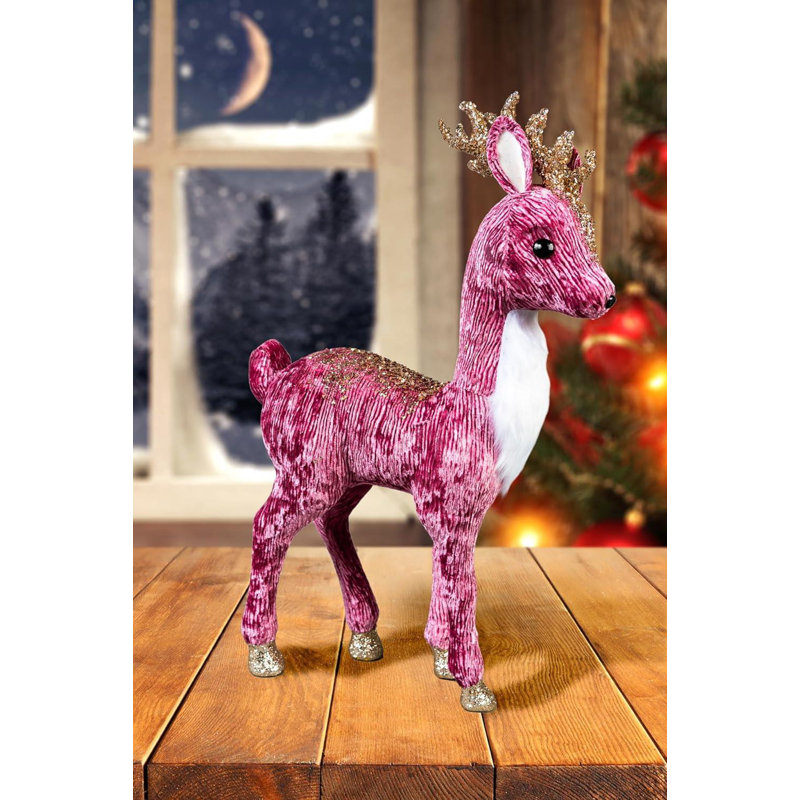 No Holiday Shaped Ornament, 35 cm x 3.5cm x 2cm, Pink