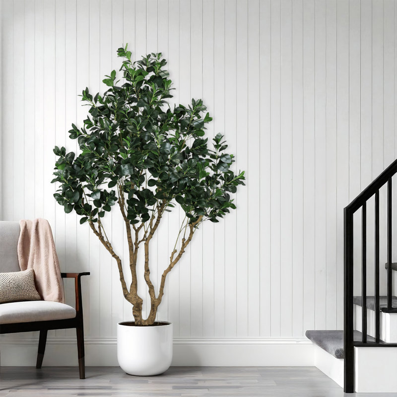 83" Artificial Silk Tree In Pot