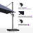10' Square Lighted Cantilever Swivel Umbrella with Solar Powered LED Swivel and Base-67120589
