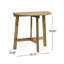 Table bistro pliante d'extérieur en bois d'acacia