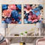 Coulter - Ensemble de 2 collages carrés floraux-101862660-101862662