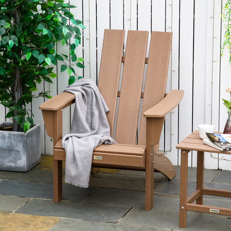 Chaise Adirondack de patio Outsunny (excluant la table)