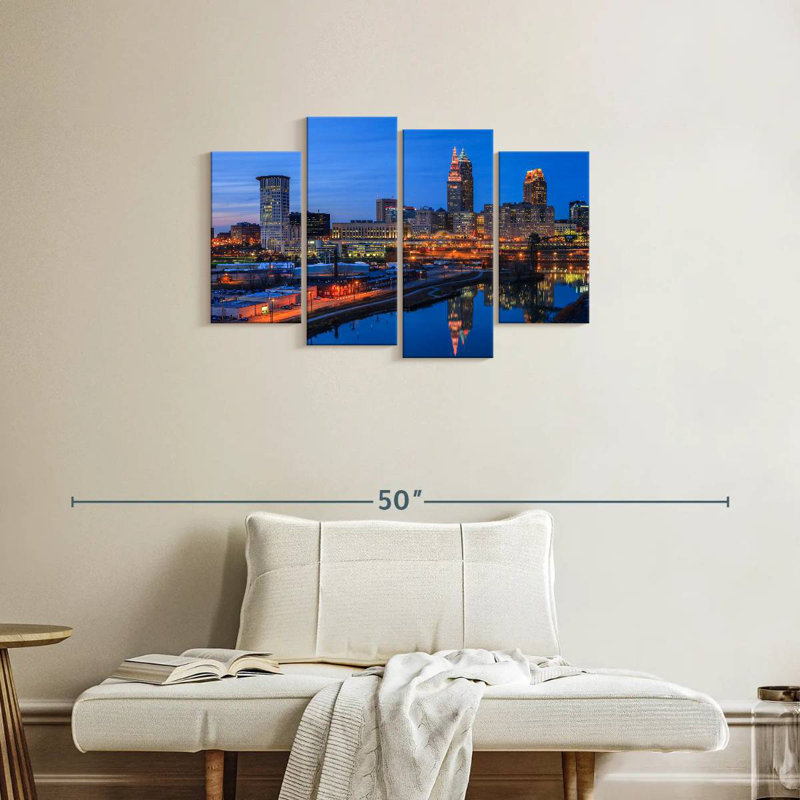 Nicci Cleveland Blue Hour, H 22 po x l 36 po