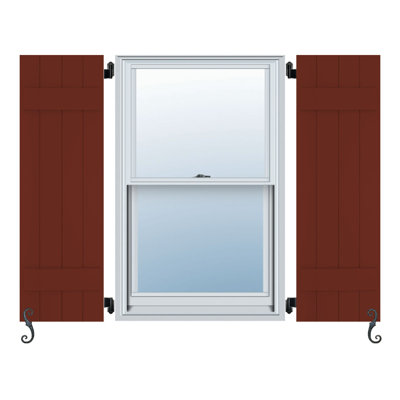 Two Batten Board And Batten Shutters 19'' x 25'' Shutters