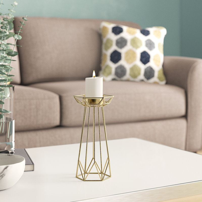Chandelier en fer Friedrick, H 7,9 po x l 2,4 po x P 2,4 po