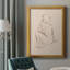 Toile de qualité supérieure avec croquis Soseed Pose II - prête à être accrochée-71771806
