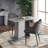 Rectangular Console Table with Storage Shelf