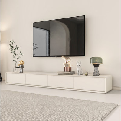 Modern Simple TV Cabinet Unfinished TV Stand for TVs up to 88"