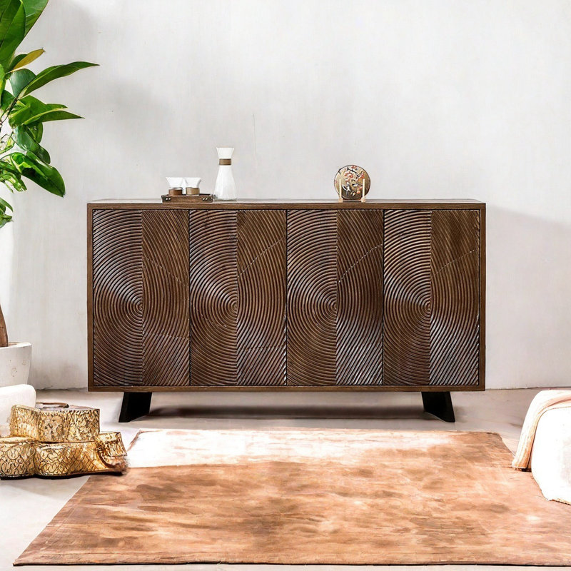 Buffet de style Wabi-sabi