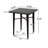 32" Square Wicker Bar Table
