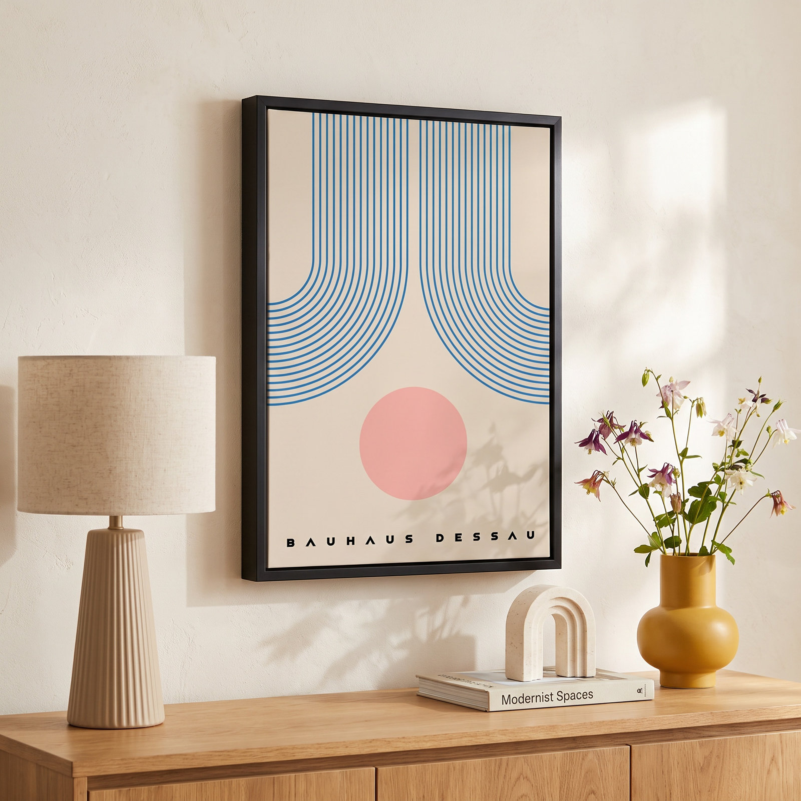 Bauhaus Design, 16" W x 20" H