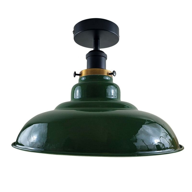 Kunze Flush Mount, Green