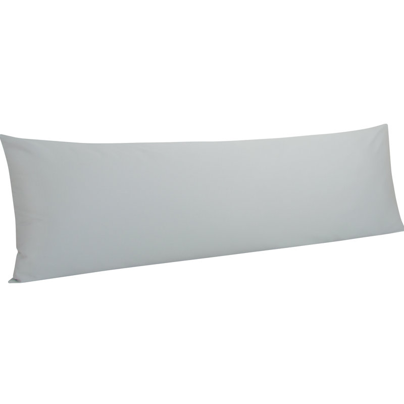 Egyptian-Quality Cotton Body Pillow Cover, 500 Thread Count Cotton Sateen Body Pillowcase with Envelope Closure, 20x54 Inches - NTBAY