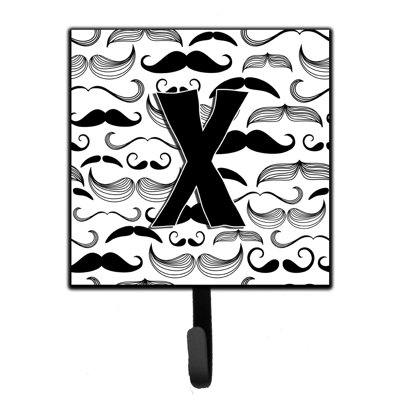 Porte-laisse moustache et crochet mural