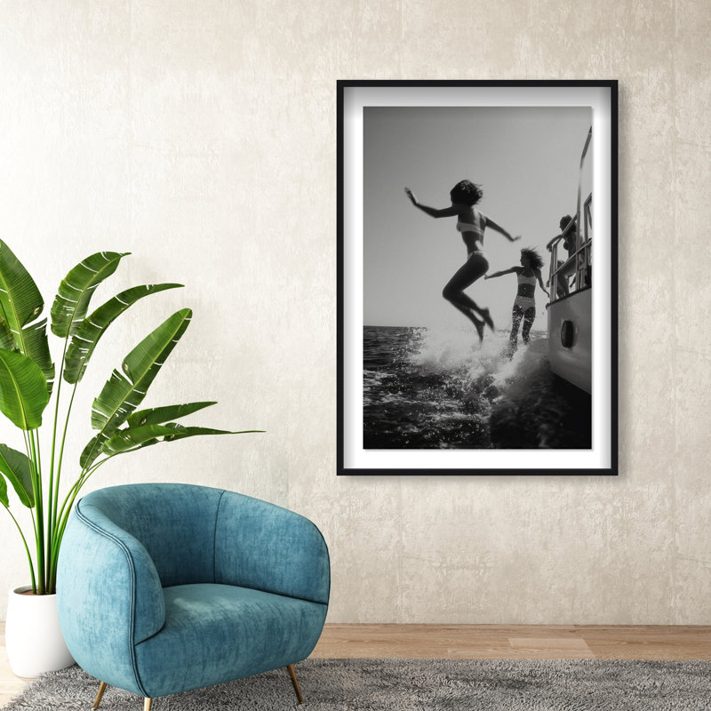 Liquid Gravity Print by Oliver Gal, 31.5"H x 21.5"W, Black Shadowbox