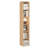 Trammell 6-Tier Open Tall Skinny Bookshelf, Floor Standing Bookcase Storage Shelves-127406028