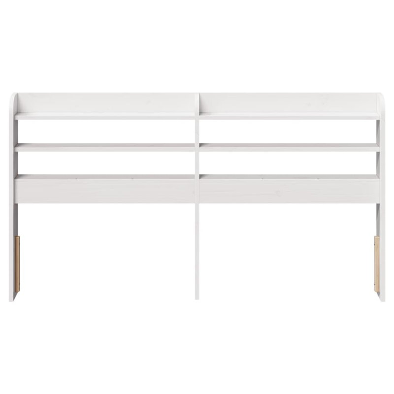Solid Wood Headboard, White, European Double (140 x 200 cm)