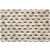Art Hide Cowhide Area Rug in Gray And Gold