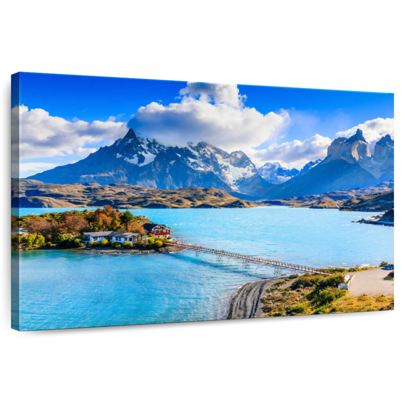 Kavia Torres Del Paine, lac Pehoe, H 34 po x l 51 po