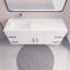 Ensemble de meuble-lavabo mural simple 59 po Bastri-1746222316