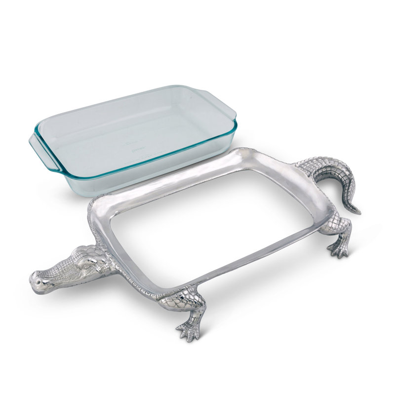 Porte-pyrex rectangulaire design court Alligator