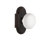 Cottage Plate with White Porcelain Door Knob